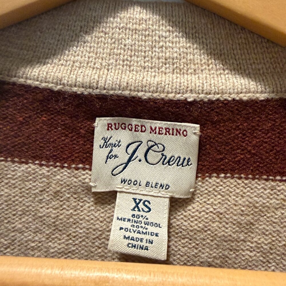 J. Crew Rugged Merino Rugby Sweater - Picture 5 of 8